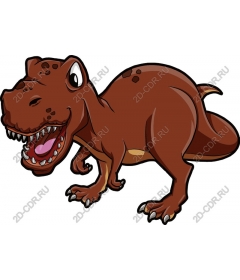 Hilarious cartoon of t-Rex