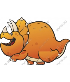 Playful Triceratops