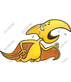 Bizarre cartoon pterosaur