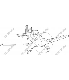  Cartoon plane