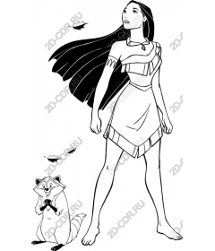  Charming character with a raccoon
