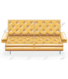  Elegant two-seater sofa