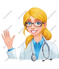 Friendly female doctor