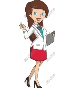  Confident woman-scientist