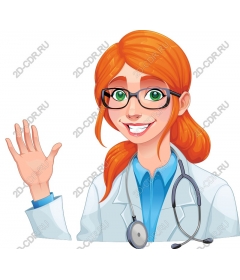 Friendly female doctor