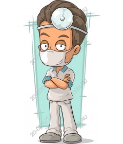  Confident young doctor