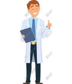 Friendly male doctor
