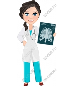 Friendly female doctor