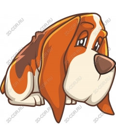  Adorable cartoon hound dog