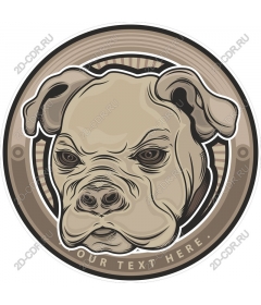  Custom dog head
