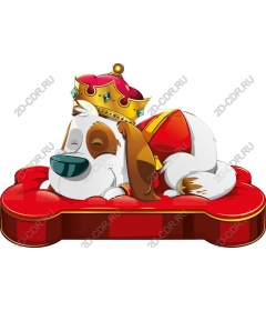 Royal sleeping dog