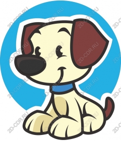  Adorable cartoon puppy