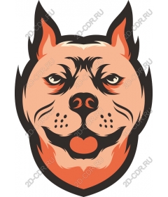  Stylized head of a dog