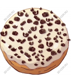  Donut in chocolate