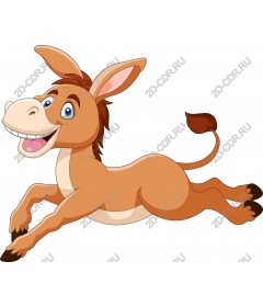  Cartoon donkey