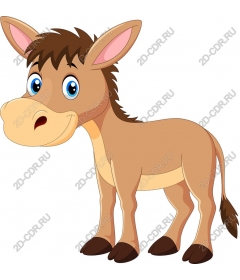  Bizarre cartoon donkey