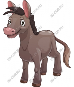  Adorable cartoon donkey