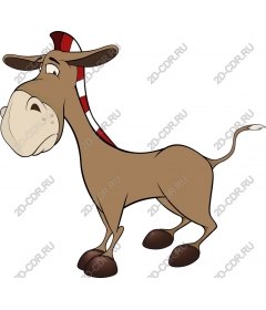  Adorable cartoon donkey