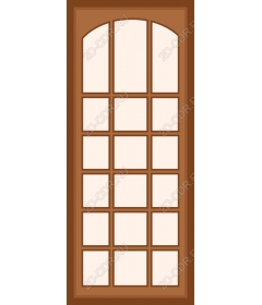  Classic wooden door