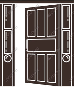  Classic brown door