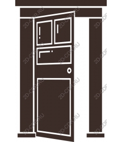  Elegant open door