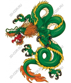  A Majestic Green Dragon