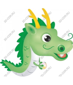 Playful Green Dragon