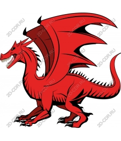  Fierce Red Dragon
