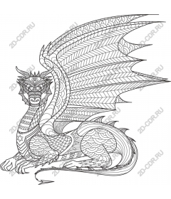 Majestic dragon