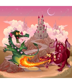  An epic duel of dragons