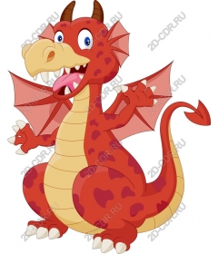  Adorable cartoon dragon