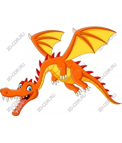  Bizarre cartoon dragon