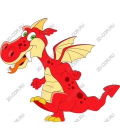  Bizarre cartoon Red Dragon