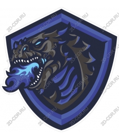  The Shield Is A Fierce Dragon