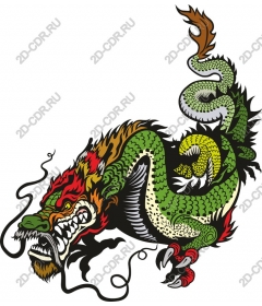  Fierce majestic dragon