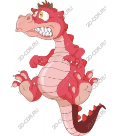 Playful Red Dragon