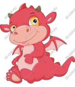  Cute Red Dragon