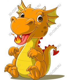 Cute cartoon dragon