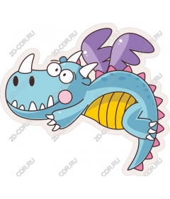 Bizarre cartoon dragon