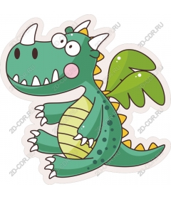  Fancy green dragon