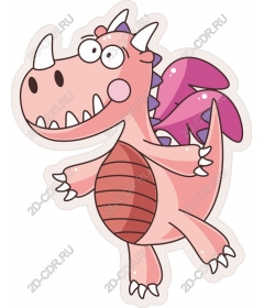  Fancy pink dragon