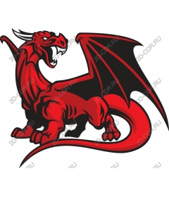 Fierce Red Dragon
