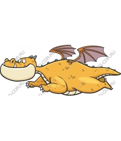  Bizarre cartoon dragon