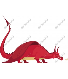  Fierce Red Dragon