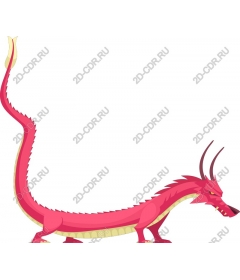 Majestic rose dragon