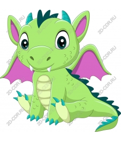  Cute cartoon dragon