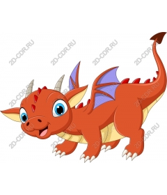  Cute cartoon dragon