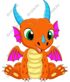 Cute cartoon dragon