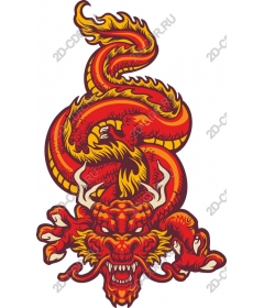  Fierce Red Dragon
