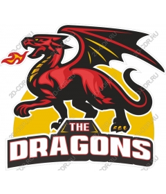 Dragons Are Fierce Red Dragon